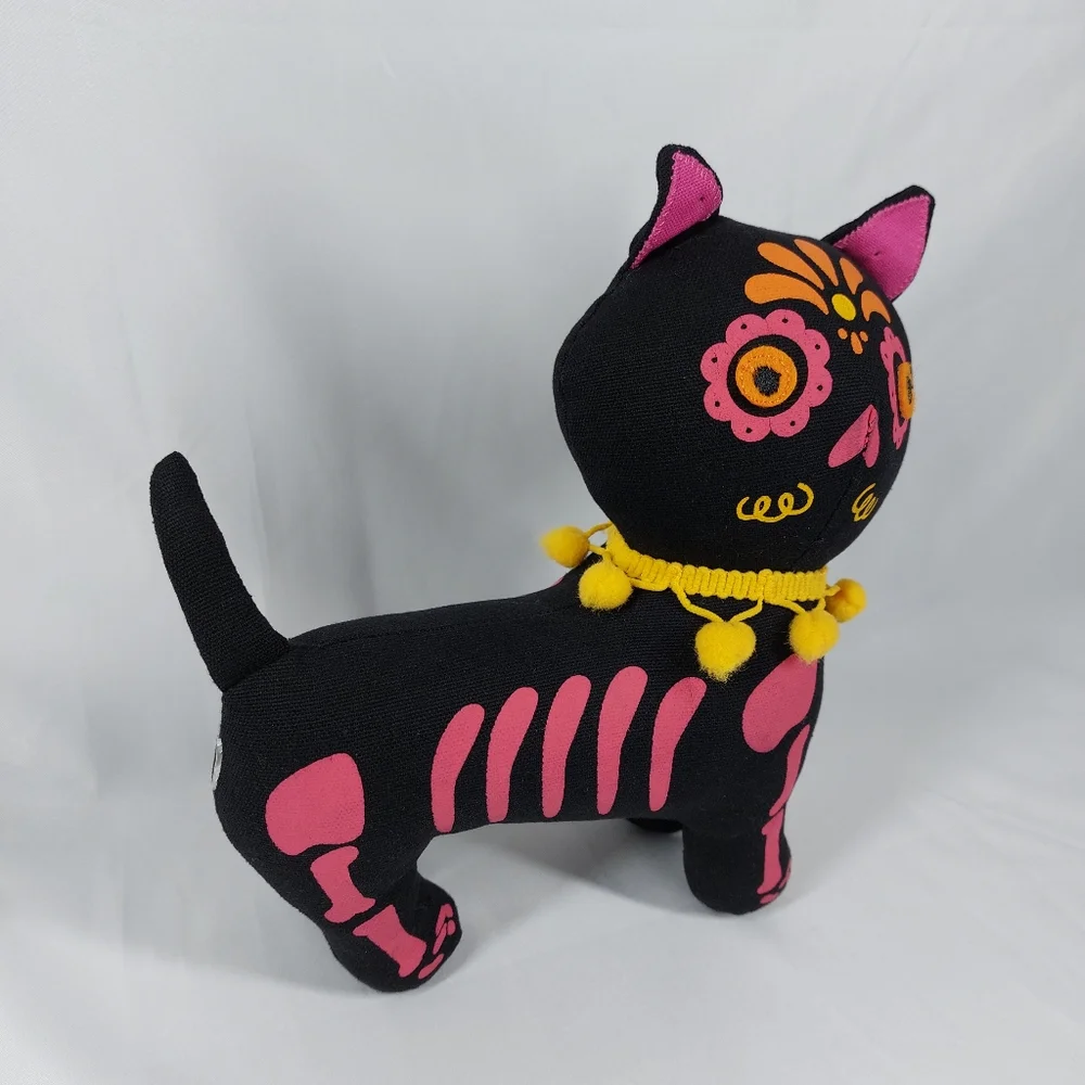 Target Flavia Drago Dia De Los Muertos Calavera Cat Stuffed Toy DOD Decor